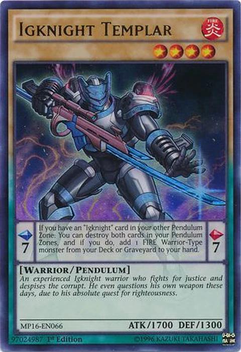 Igknight Templar - MP16-EN066 - Ultra Rare