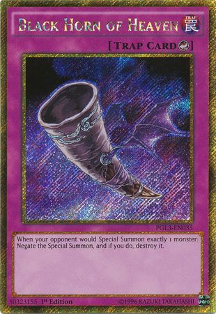 Black Horn of Heaven - PGL3-EN035 - Gold Secret Rare 1
