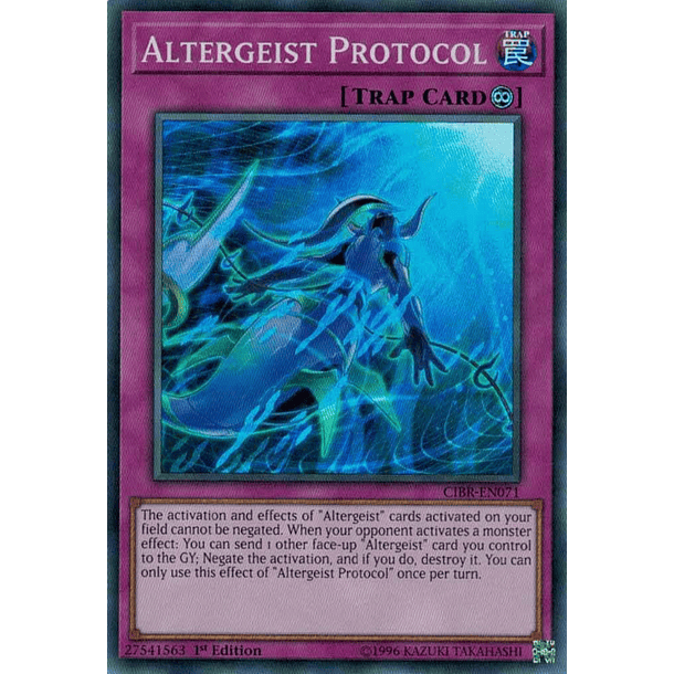 Altergeist Protocol - CIBR-EN071 - Super Rare
