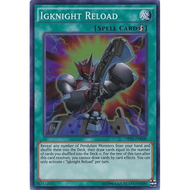 Igknight Reload - OP03-EN008 - Super Rare (español)