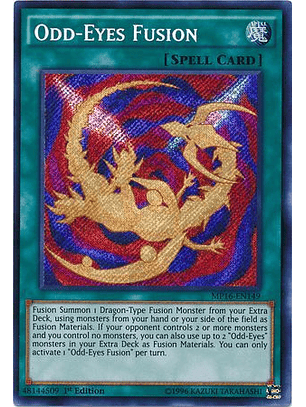 Odd-Eyes Fusion - MP16-EN149 - Secret Rare