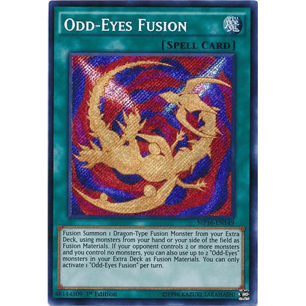 Odd-Eyes Fusion - MP16-EN149 - Secret Rare