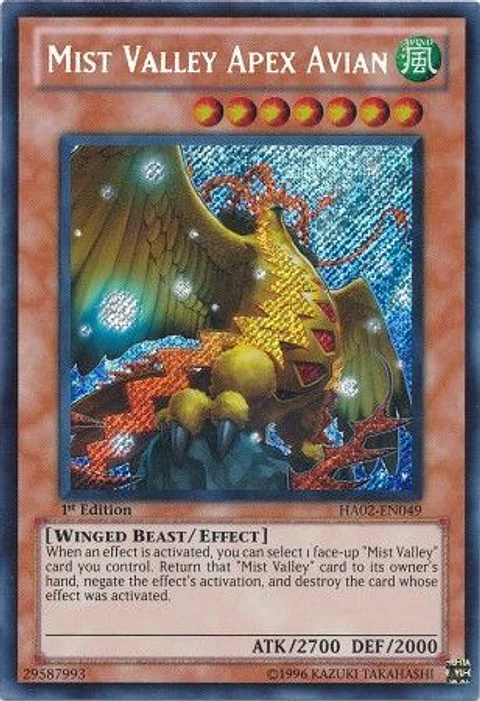 Mist Valley Apex Avian - HA02-EN049 - Secret Rare (jugada)