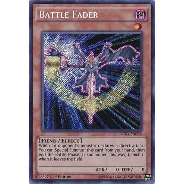 Battle Fader - LC5D-EN061 - Secret Rare