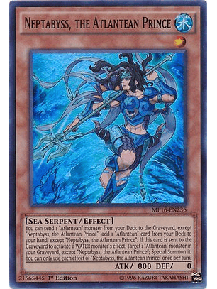 Neptabyss, the Atlantean Prince - MP16-EN236 - Ultra Rare