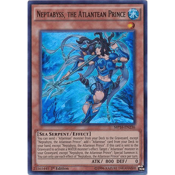Neptabyss, the Atlantean Prince - MP16-EN236 - Ultra Rare