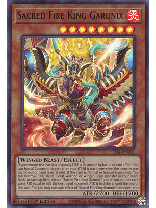 Sacred Fire King Garunix - SR14-EN001 - Ultra Rare