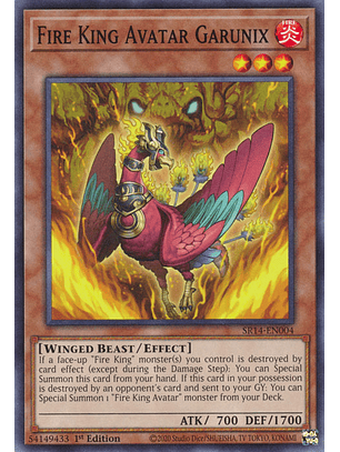 Fire King Avatar Garunix - SR14-EN004 - Common 