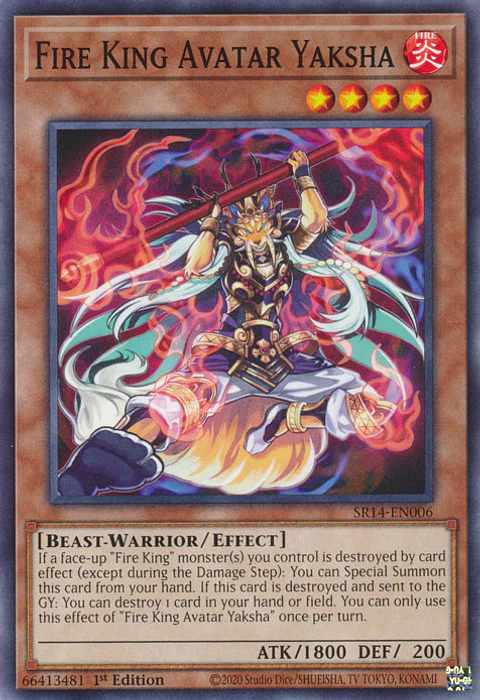 Fire King Avatar Yaksha - SR14-EN006 - Common