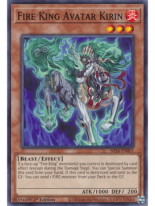 Fire King Avatar Kirin - SR14-EN007 - Common 