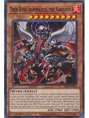 True King Agnimazud, the Vanisher - SR14-EN012 - Common 
