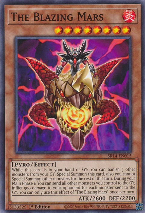 The Blazing Mars - SR14-EN015 - Common 