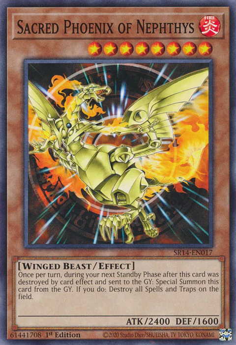 Sacred Phoenix of Nephthys - SR14-EN017 - Common 