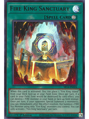 Fire King Sanctuary - SR14-EN024 - Ultra Rare
