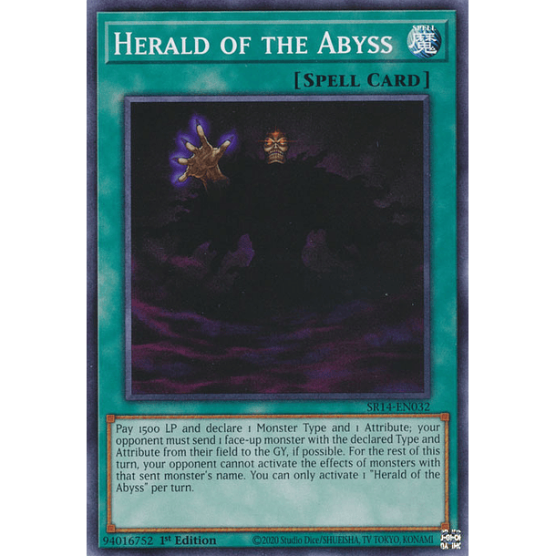 Herald of the Abyss - SR14-EN032 - Common 
