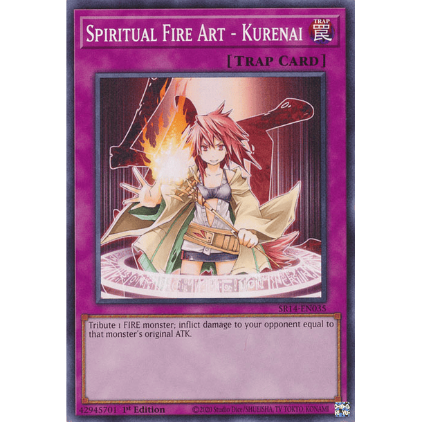 Spiritual Fire Art - Kurenai - SR14-EN035 - Common 