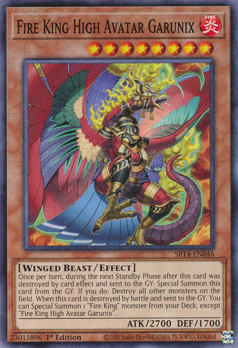 Fire King High Avatar Garunix - SR14-EN046 - Common 
