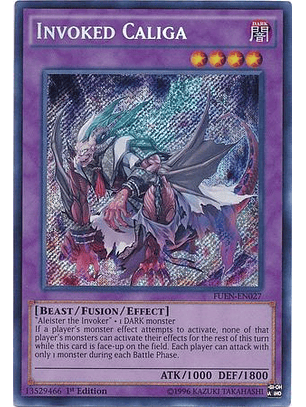 Invoked Caliga - FUEN-EN027 - Secret Rare