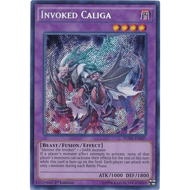 Invoked Caliga - FUEN-EN027 - Secret Rare