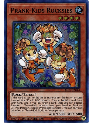 Prank-Kids Rocksies - SOFU-ENSE4 - Super Rare Limited Edition