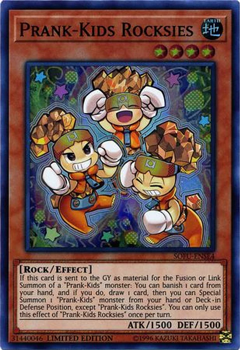 Prank-Kids Rocksies - SOFU-ENSE4 - Super Rare Limited Edition