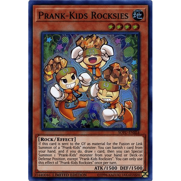 Prank-Kids Rocksies - SOFU-ENSE4 - Super Rare Limited Edition