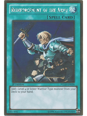 Reinforcement of the Army - PGLD-EN058 - Gold Rare