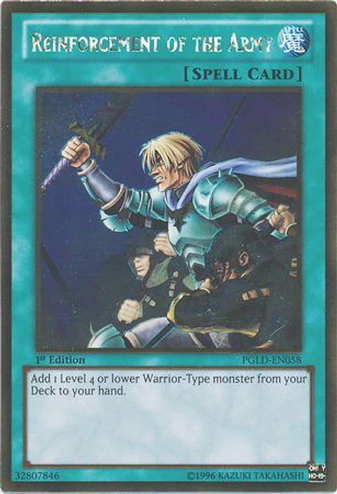 Reinforcement of the Army - PGLD-EN058 - Gold Rare