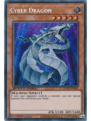 Cyber Dragon - SGX1-ENG01 - Secret Rare