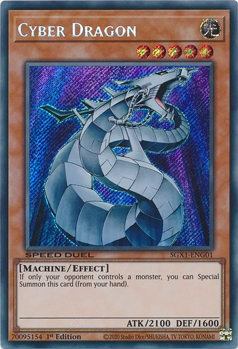 Cyber Dragon - SGX1-ENG01 - Secret Rare
