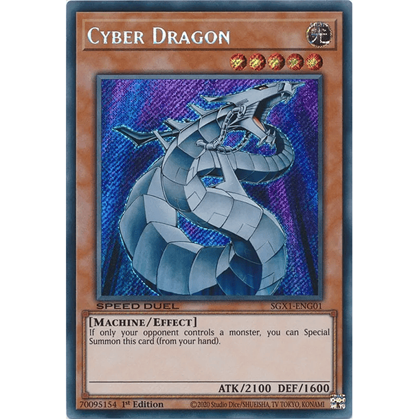 Cyber Dragon - SGX1-ENG01 - Secret Rare