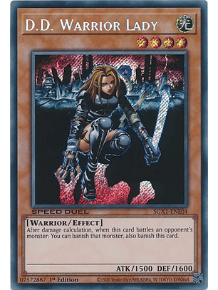 D.D. Warrior Lady - SGX1-ENE04 - Secret Rare