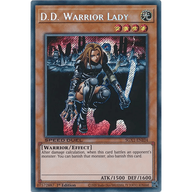 D.D. Warrior Lady - SGX1-ENE04 - Secret Rare
