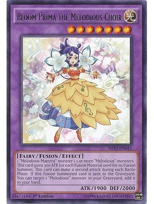 Bloom Prima the Melodious Choir - SHVI-EN045 - Rare