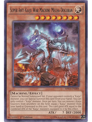 Super Anti-Kaiju War Machine Mecha-Dogoran - SHVI-EN088 - Rare 