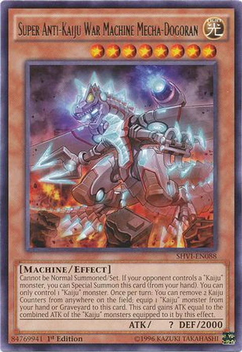 Super Anti-Kaiju War Machine Mecha-Dogoran - SHVI-EN088 - Rare 