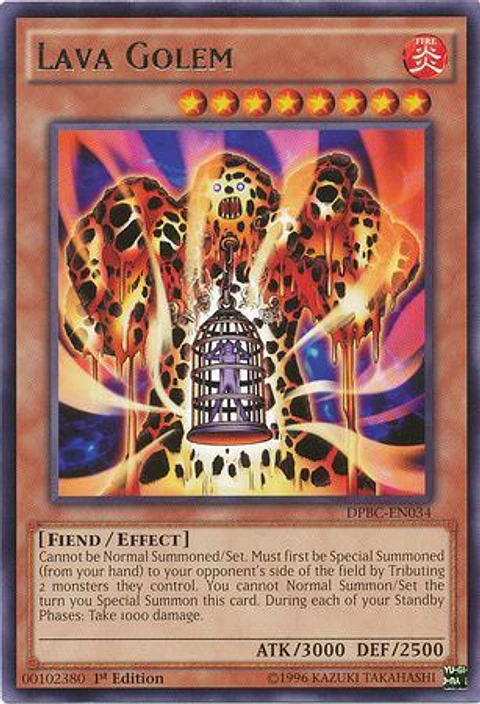 Lava Golem - DPBC-EN034 - Rare 