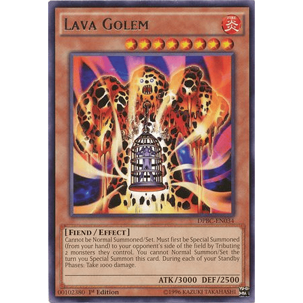 Lava Golem - DPBC-EN034 - Rare 
