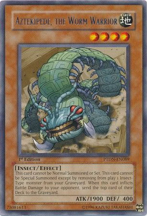 Aztekipede, The Worm Warrior - PTDN-EN089 - Rare