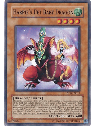 Harpie's Pet Baby Dragon - SD8-EN017 - Common