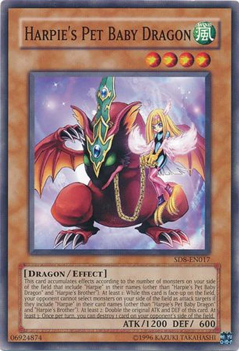 Harpie's Pet Baby Dragon - SD8-EN017 - Common