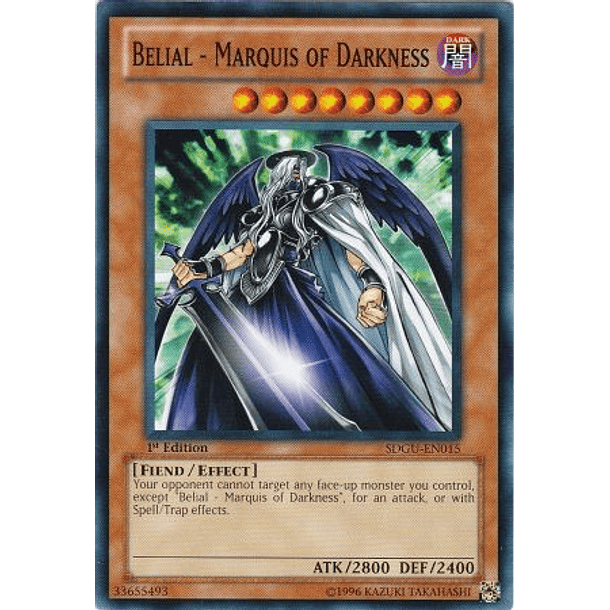 Belial - Marquis of Darkness - SDGU-EN015 - Common