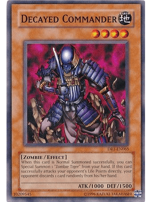 Decayed Commander - DR1-EN065 - Common