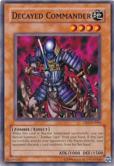 Decayed Commander - DR1-EN065 - Common