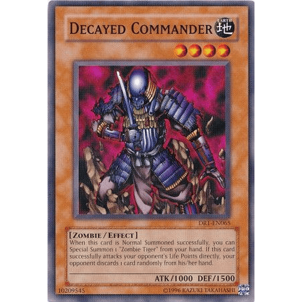 Decayed Commander - DR1-EN065 - Common
