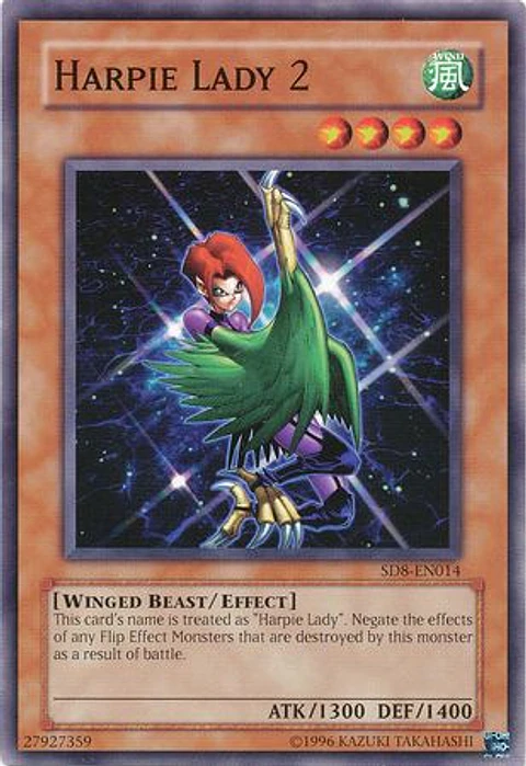 Harpie Lady 2 - SD8-EN014 - Common