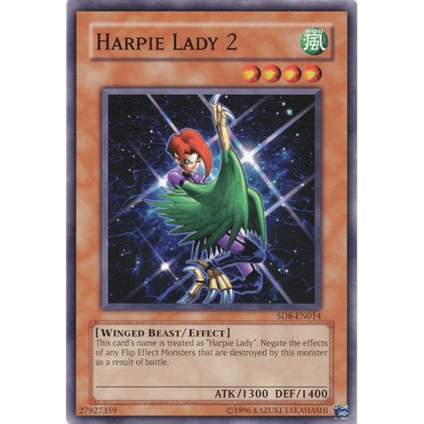 Harpie Lady 2 - SD8-EN014 - Common