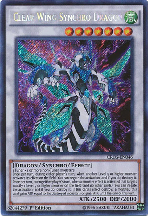 Clear Wing Synchro Dragon - CROS-EN046 - Secret
