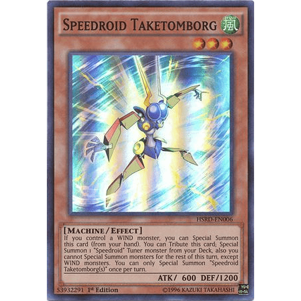 Speedroid Taketomborg - HSRD-EN006 - Super Rare 