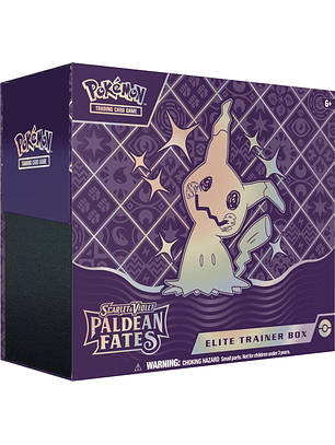 Pokemon TCG Scarlet & Violet: Paldean Fates - Elite Trainer Box Mimikyu En Ingles